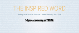The inspired word by Moody bible institute